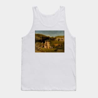 Young Ladies of the Village by Gustave Courbet Tank Top